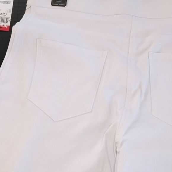 White Dress Capri Pants - Picture 4 of 8